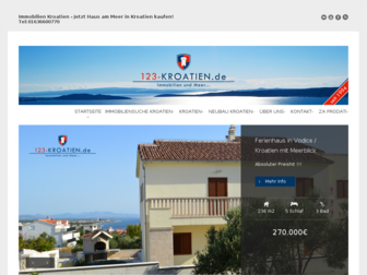 123-kroatien.de website preview