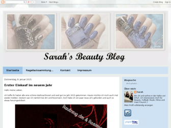 beautyblog-sarah.blogspot.com website preview
