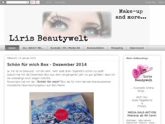 blog.liris-beautywelt.de website preview