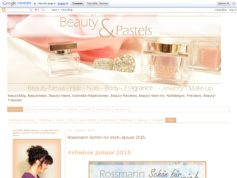 beautyandpastels.de website preview