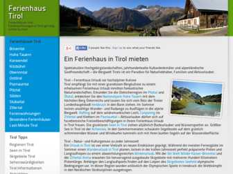 ferienhaus-tirol.de website preview