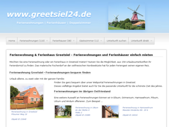 greetsiel24.de website preview