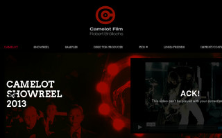 camelot-film.com website preview