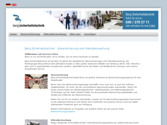 berg-sicherheitstechnik.de website preview