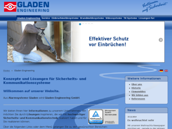 gladen-systems.de website preview