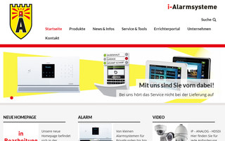 i-alarmsysteme.ch website preview