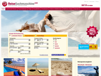reisesuchmaschine.com website preview