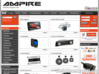 shop.ampire.de website preview