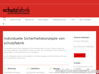 schutzfabrik.de website preview