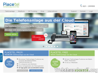 placetel.de website preview