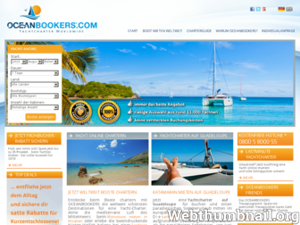 oceanbookers.com website preview
