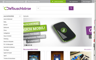 dietauschboerse.de website preview
