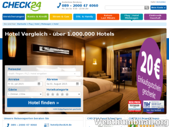 hotel.check24.de website preview