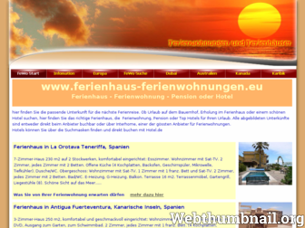 ferienhaus-ferienwohnungen.eu website preview