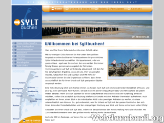 syltbuchen.de website preview