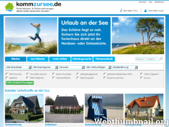 komm-zur-see.de website preview