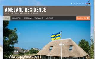 ameland-residence.de website preview