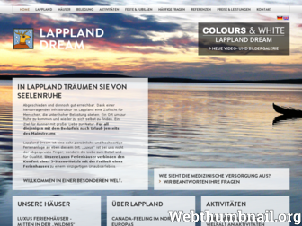 lapplanddream.com website preview