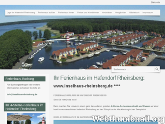 inselhaus-rheinsberg.de website preview