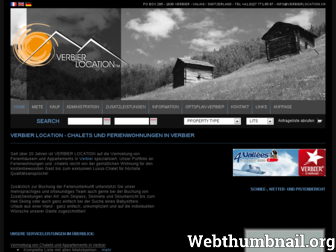 de.verbierlocation.ch website preview