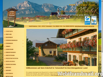 bauernhofurlaub-ederhof.de website preview