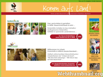 komm-aufs-land.de website preview