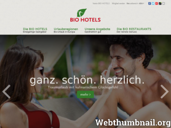 biohotels.info website preview