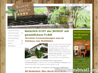 ferienhof-hoefler.de website preview