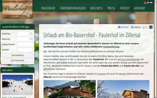 paulerhof.com website preview