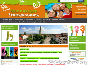 holzkirchner-ferienprogramm.de website preview