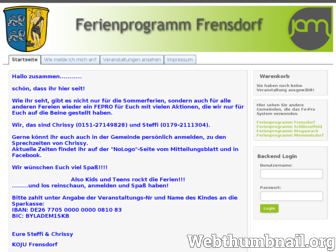 frensdorf.fe-pro.de website preview