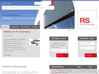 rs-fachverband.de website preview