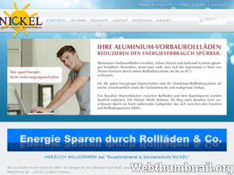 nickel-sonnenschutz.de website preview