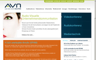 avn-solution.com website preview