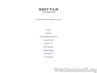 grey-film.de website preview