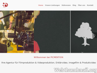 picmention.de website preview