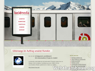 lucidmedia.de website preview