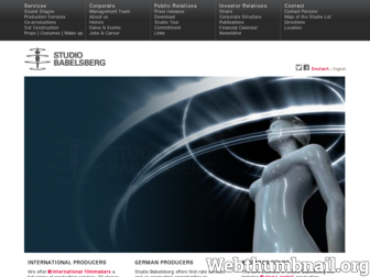 studiobabelsberg.com website preview