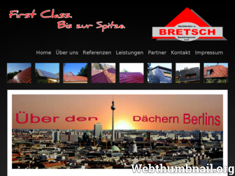 bretsch.de website preview