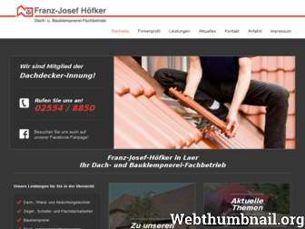 franz-josef-hoefker.de website preview