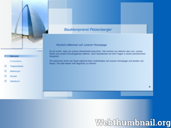 bauklempnerei-petzenberger.de website preview