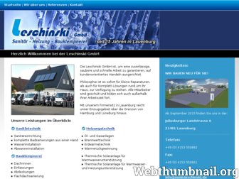 mein-leschinski.de website preview