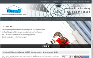 astro-bau.de website preview