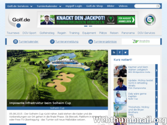 golf.de website preview