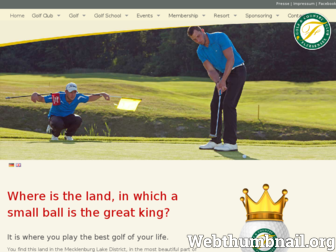 golfclub-fleesensee.de website preview