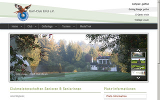 golfclub-eifel.de website preview