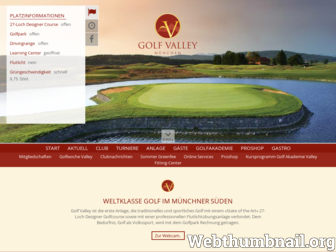 golfvalley.de website preview