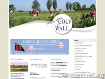 golfinwall.de website preview