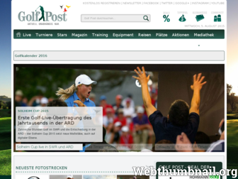 golfpost.de website preview