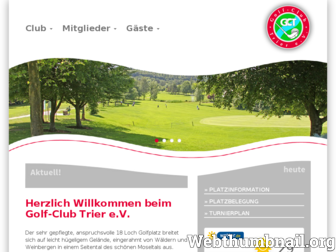 golf-club-trier.de website preview